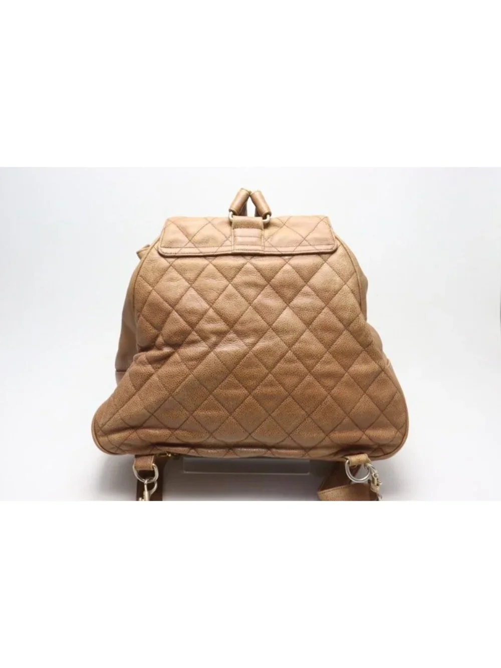 Chanel Quilted Caviar Leather Backpack